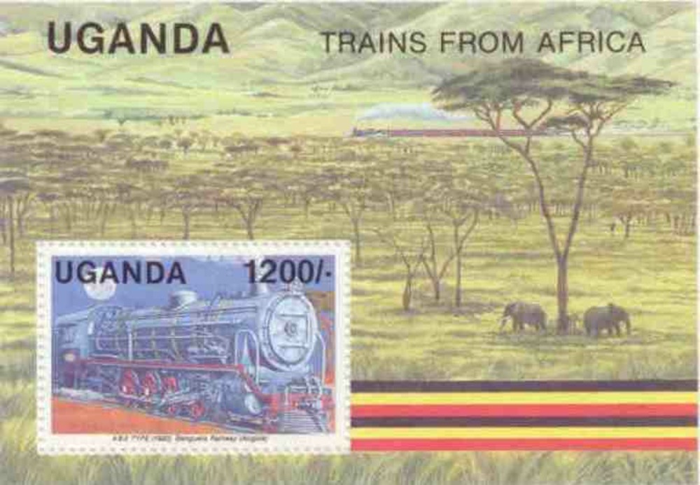 Eisenbahnmarken 1991 Uganda Eisenbahnmarken 1991 Uganda