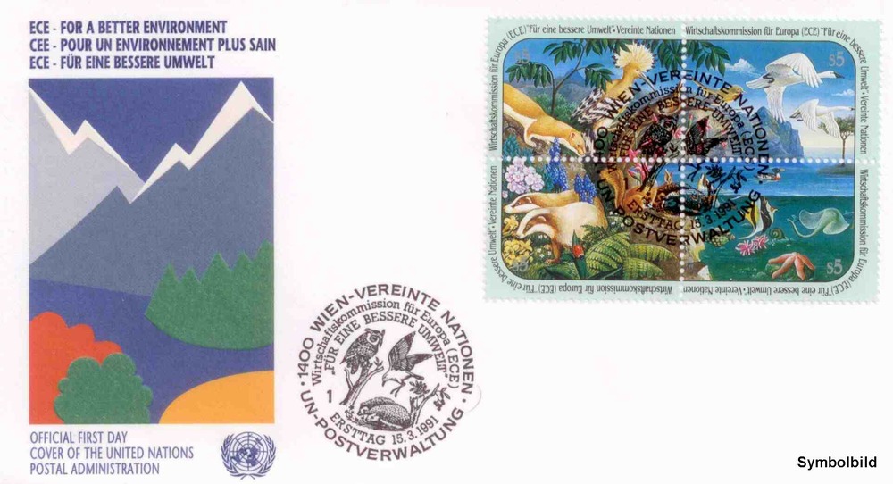 UNO Wien - FDC , ATS 20,00 - Für eine bessere Umwelt UNO Wien - FDC , ATS 20,00 - Für eine bessere Umwelt