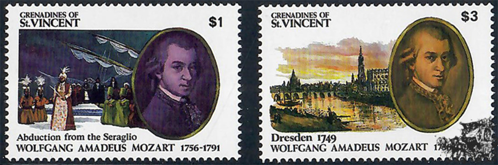 St.Vincent-Grenadines 1991 ** - 200.Todestag von W.A.Mozart 
