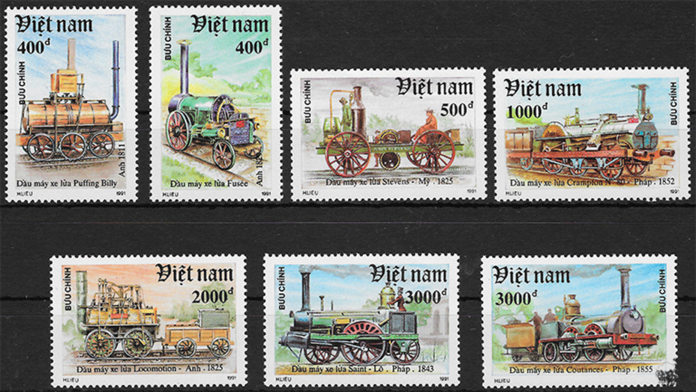 Vietnam 1991 ** - Dampflokomotiven