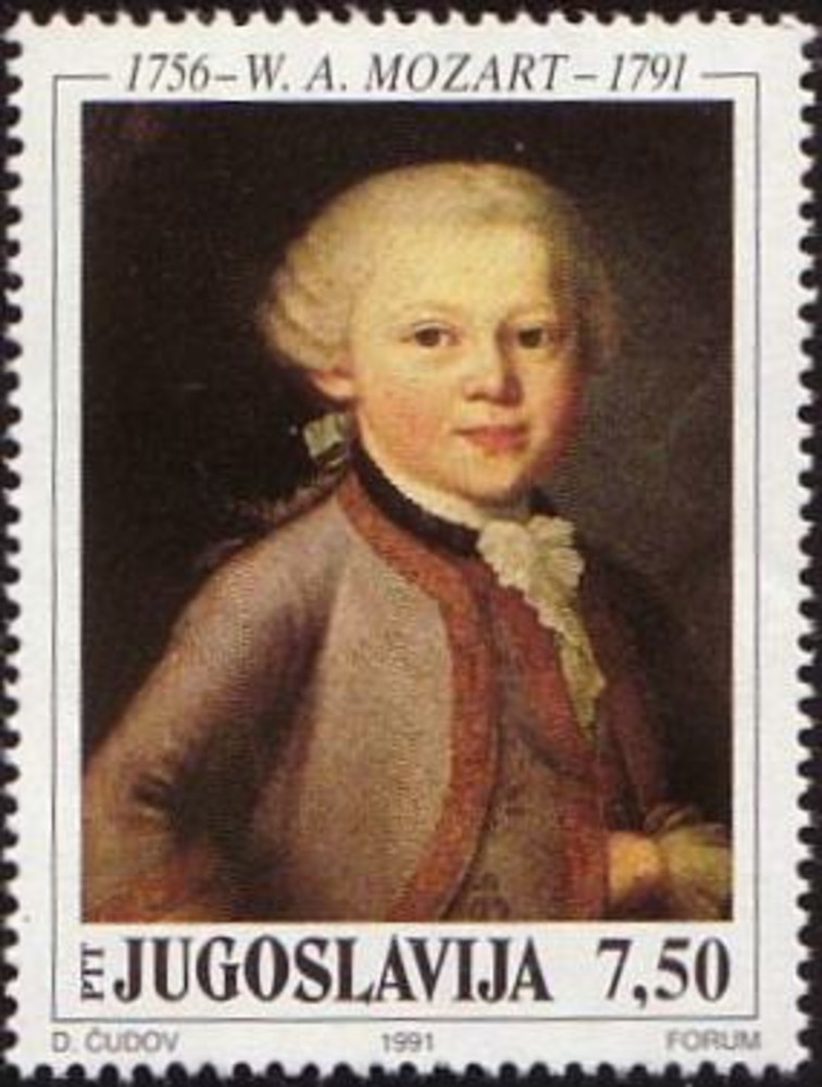 Jugoslawien ** 1991 - 200. Todestag W. A. Mozart