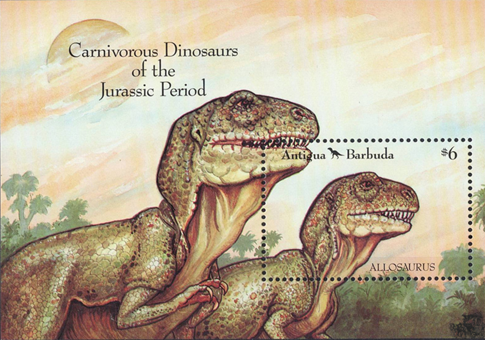 Antigua & Barbuda 1992 ** - Allosaurus