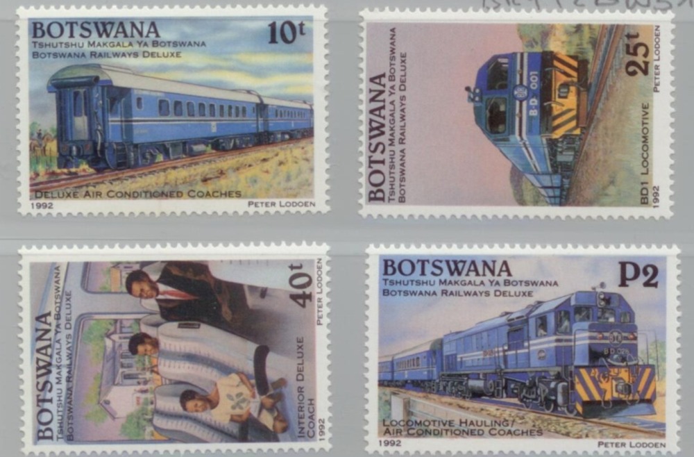 Eisenbahnmarken 1992 Botswana Eisenbahnmarken 1992 Botswana
