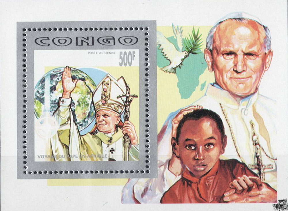 Kongo 1992 ** - Papst Johannes Paul II.