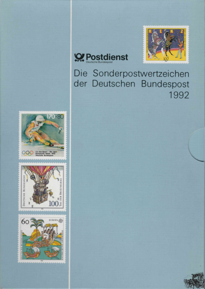 Jahrbuch - Die Sonderpostwertzeichen der Deutschen Bundespost 1992 Jahrbuch - Die Sonderpostwertzeichen der Deutschen Bundespost 1992