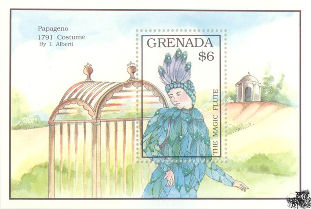 Grenada ** 1992 - 200.Todestag Mozart Block