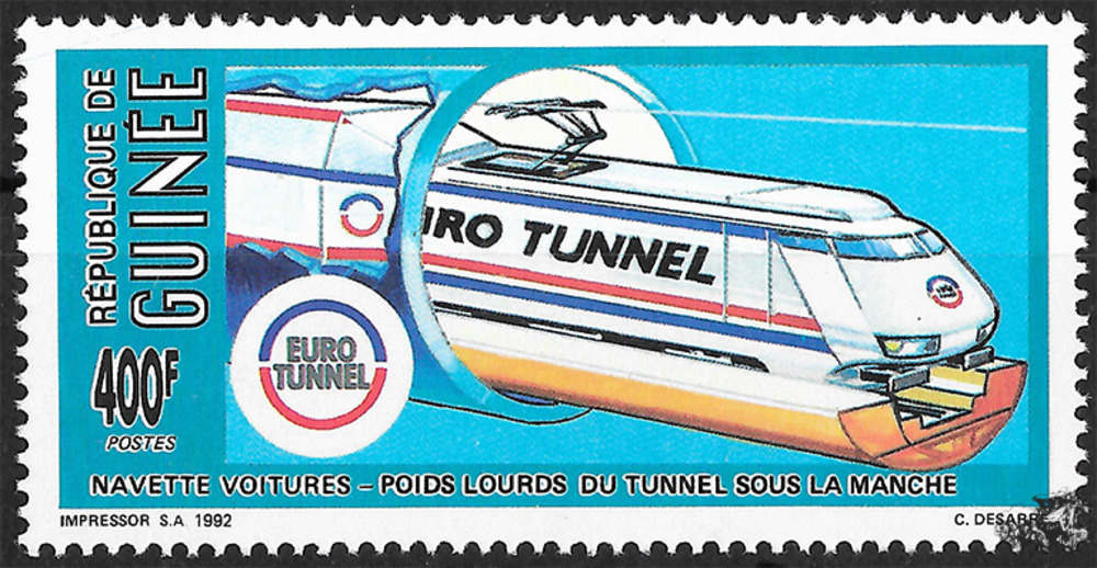 Guinea 1992 ** - Eurotunnel