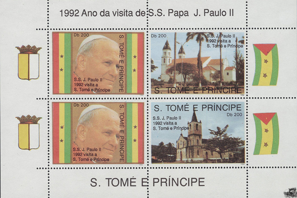 Saó Tomé und Principe 1992 ** - Papstbesuch 