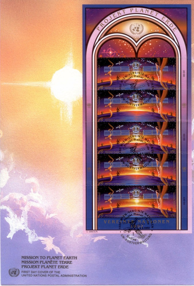 UNO Wien 1992 FDC Internationales Weltraumjahr KLBG UNO Wien 1992 FDC Internationales Weltraumjahr KLBG