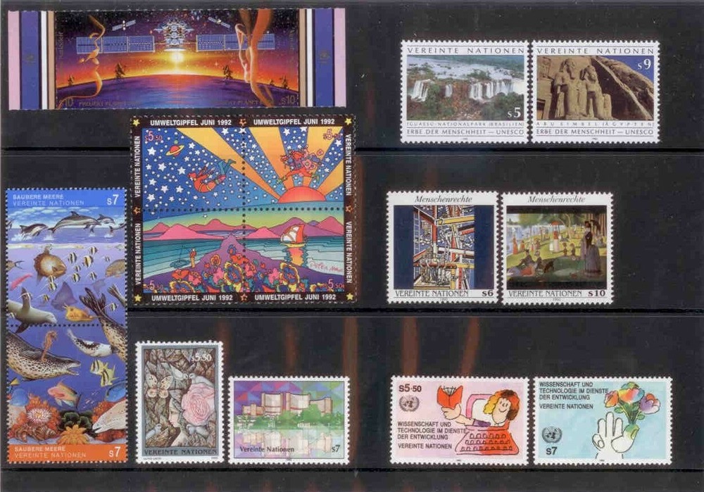 UNO Wien - ** , 1992 kompletter Jahrgang UNO Wien - ** , 1992 kompletter Jahrgang