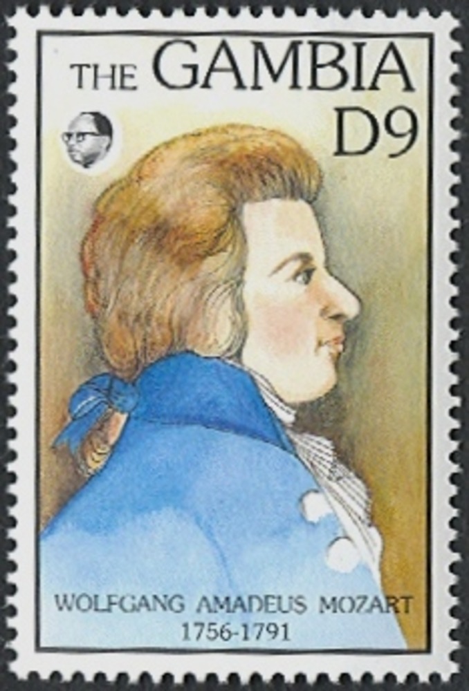 Gambia ** 1993 - 200. Todestag Mozart Gambia ** 1993 - 200. Todestag Mozart