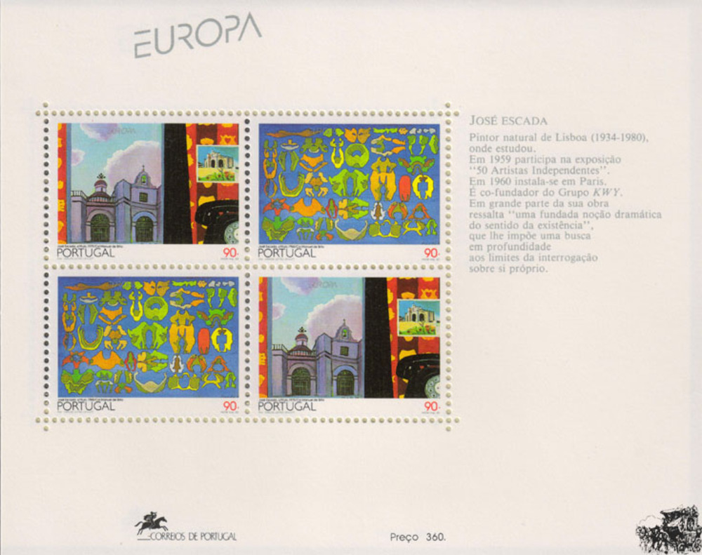 Zeitgenössische Kunst. ** 1993, Portugal Zeitgenössische Kunst. ** 1993, Portugal