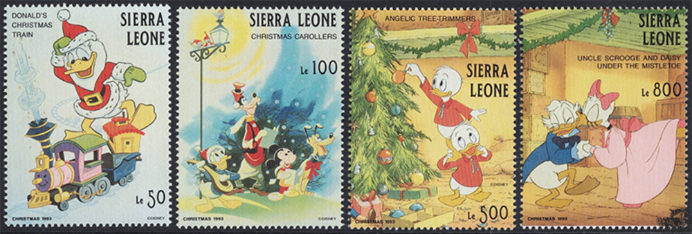 Sierra Leone 1993 ** - Disney Kurzserie, Weihnachtsmann 