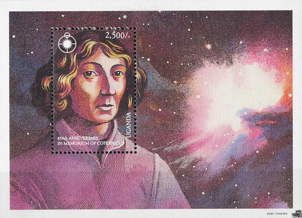 Uganda 1993 ** - 450. Geburtstag von Nikolaus Kopernikus