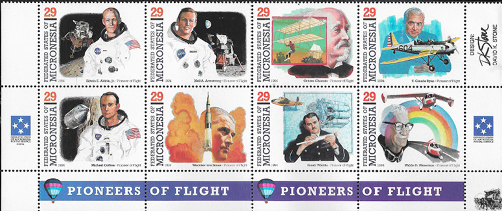 Mikronesien 1994 ** - Pioniere der Luft- und Raumfahrt (III). , Aldrin Jr.
