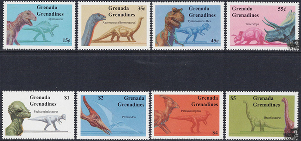Grenada-Grenadines 1994 ** - Prähistorische Tiere, Spinosaurus