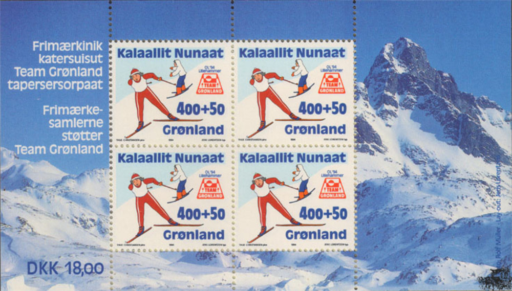 Olympische Winterspiele ** 1994, Grönland Olympische Winterspiele ** 1994, Grönland