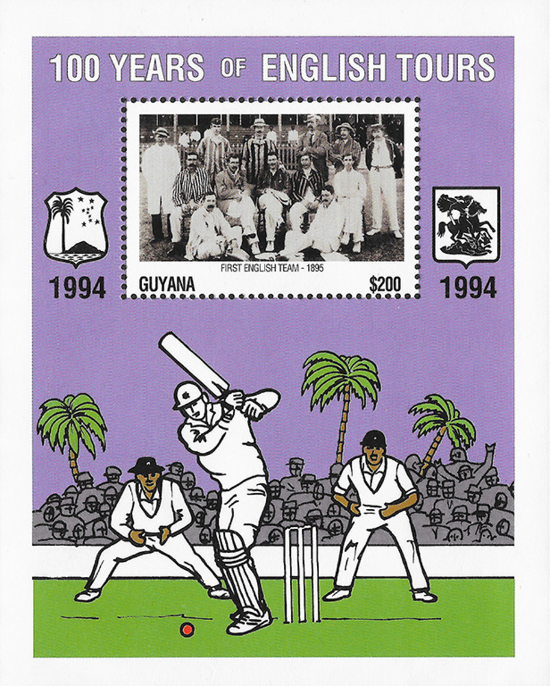 Guyana 1994 ** - 100 Jahre Kricketspiele der englischen Nationalmannschaft gegen eine Westindien-Auswahl (1995)