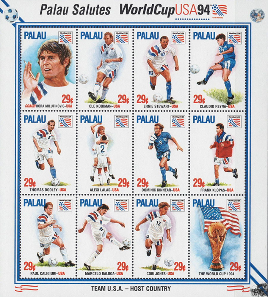 Palau 1994 ** - Fußball-Weltmeisterschaft, USA, Bora Milutinovic