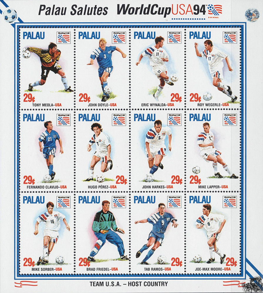 Palau 1994 ** - Fußball-Weltmeisterschaft, USA, Tony Meola