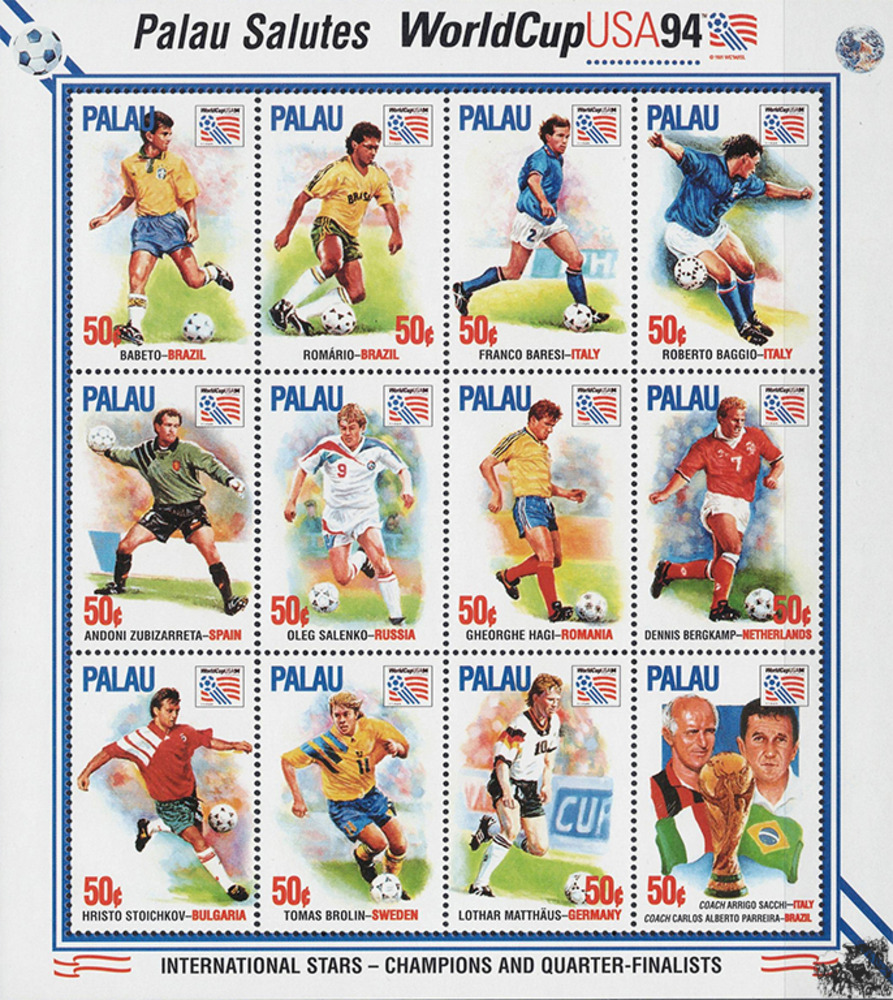 Palau 1994 ** - Fußball-Weltmeisterschaft, USA, Babeto