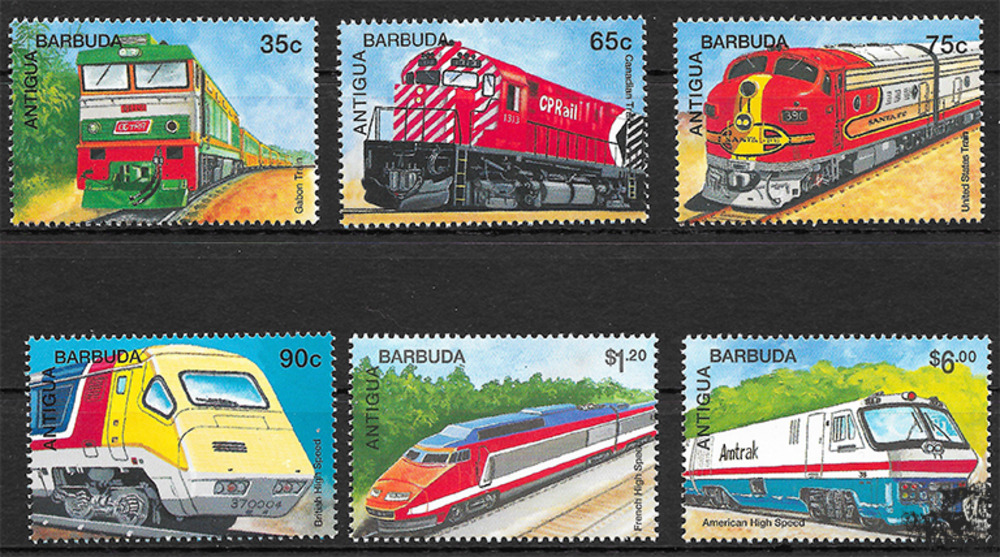 Antigua & Barbuda 1995 ** - Eisenbahn aus aller Welt