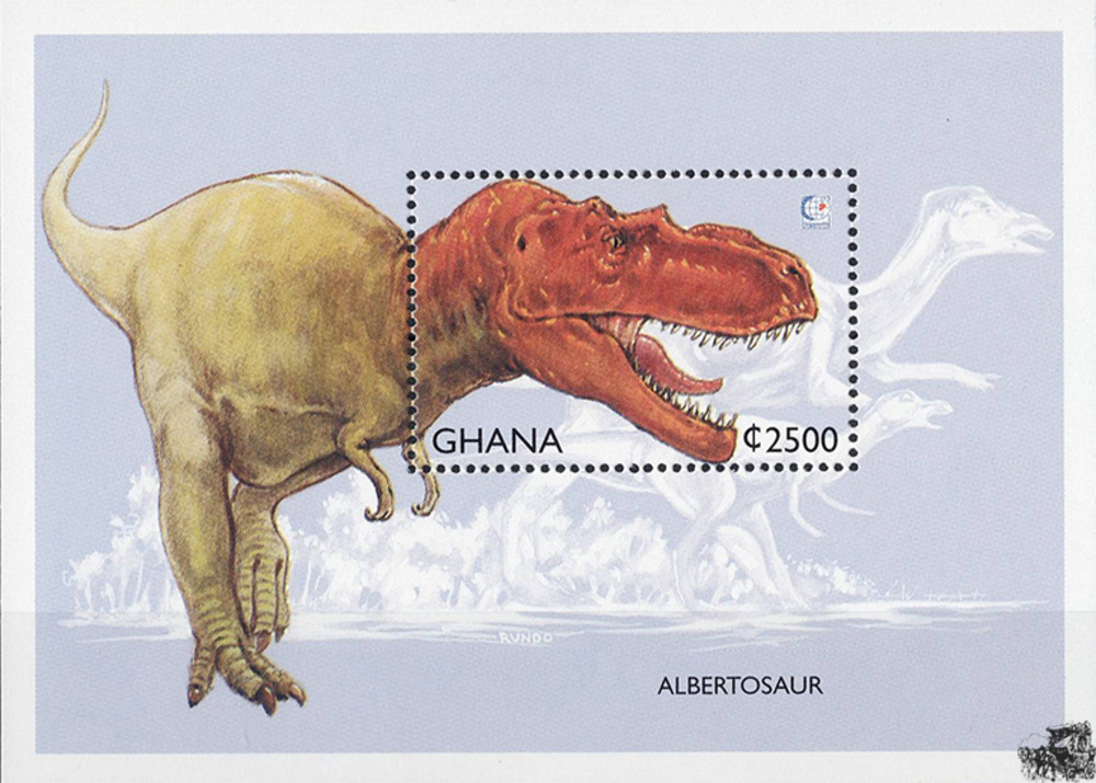Ghana 1995 ** - Albertosaurus