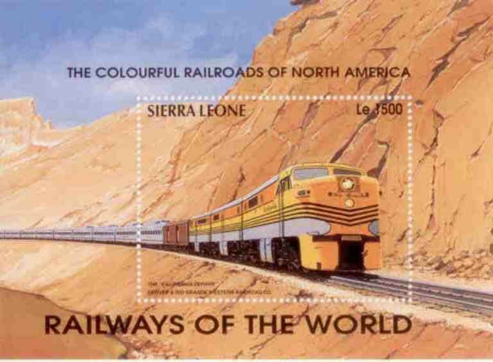 Eisenbahnblock 1995 Sierra Leone Eisenbahnblock 1995 Sierra Leone