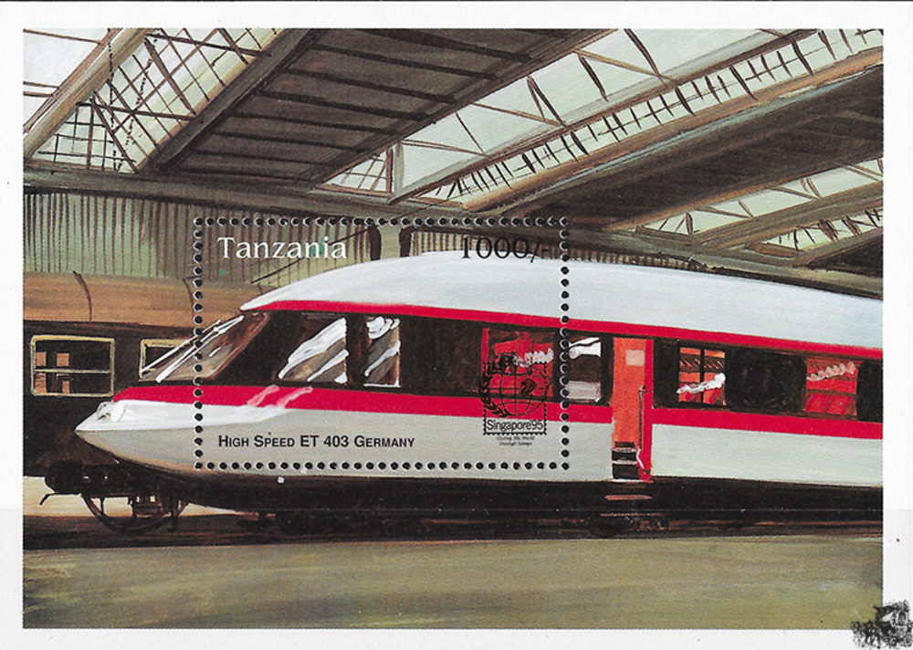 Tansania 1995 ** - Deutscher Hochgeschwindigkeitszug ET 403