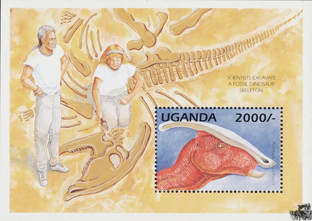 Uganda 1995 ** - Parasaurolophus