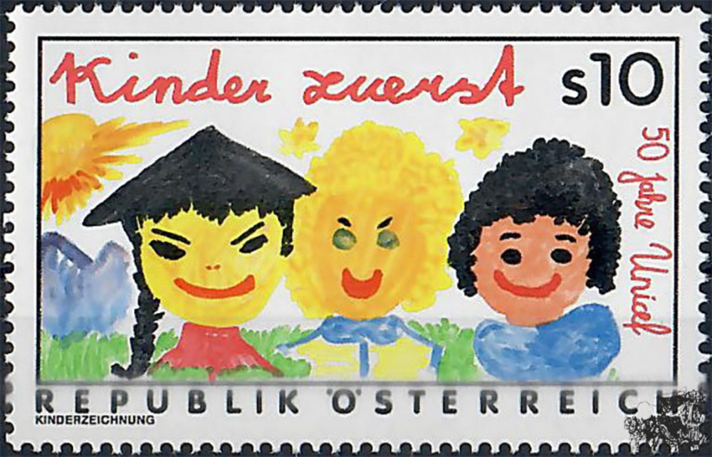 Österreich ** 1996 - 10 S - 50 Jahre Kinderhilfswerk der Vereinten Nationen 