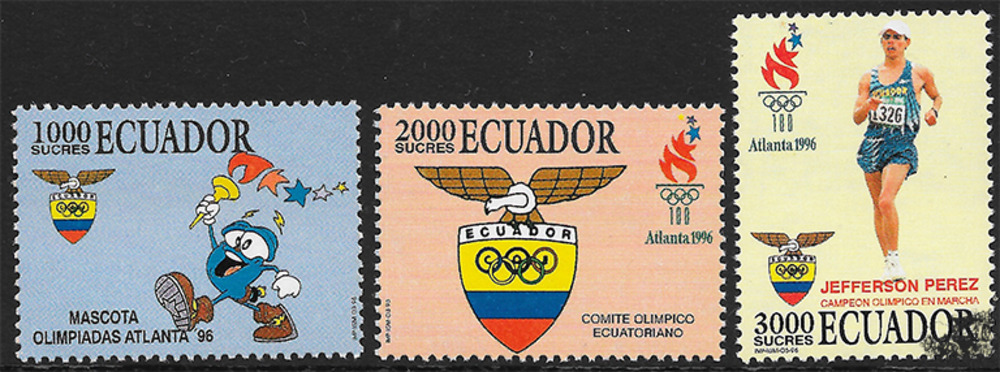 Ecuador 1996 ** - Olympische Sommerspiele, Atlanta