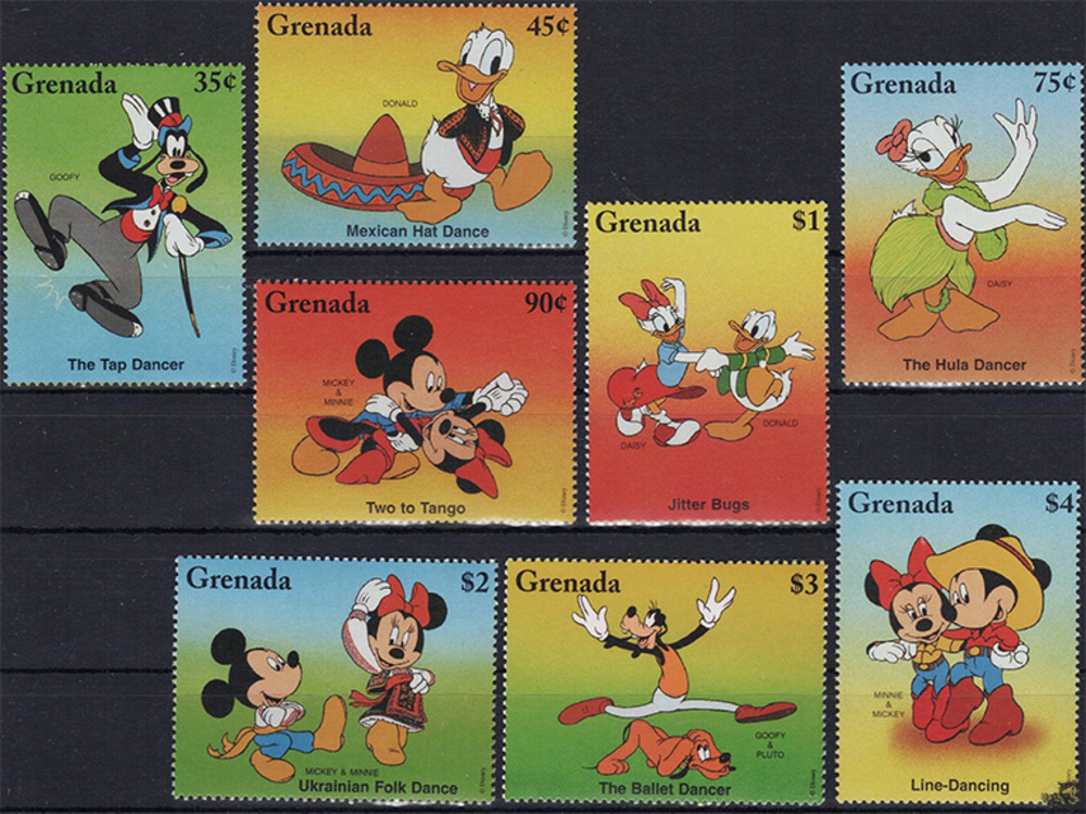 Grenada 1996 ** - Disneymarken, Steptanz