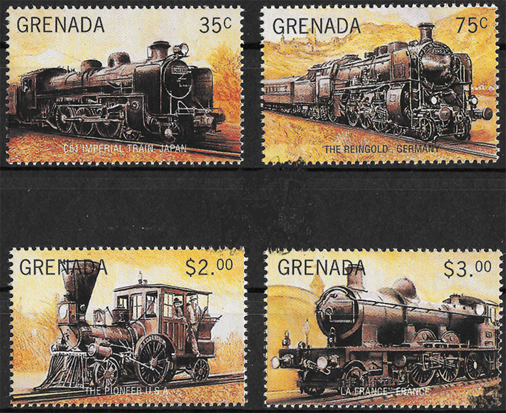 Grenada 1996 ** - Eisenbahnen aus aller Welt