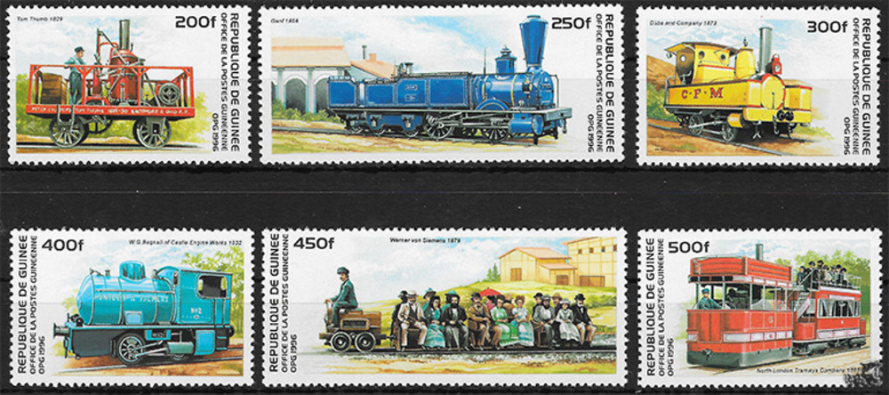 Guinea 1996 ** - Alte Lokomotiven