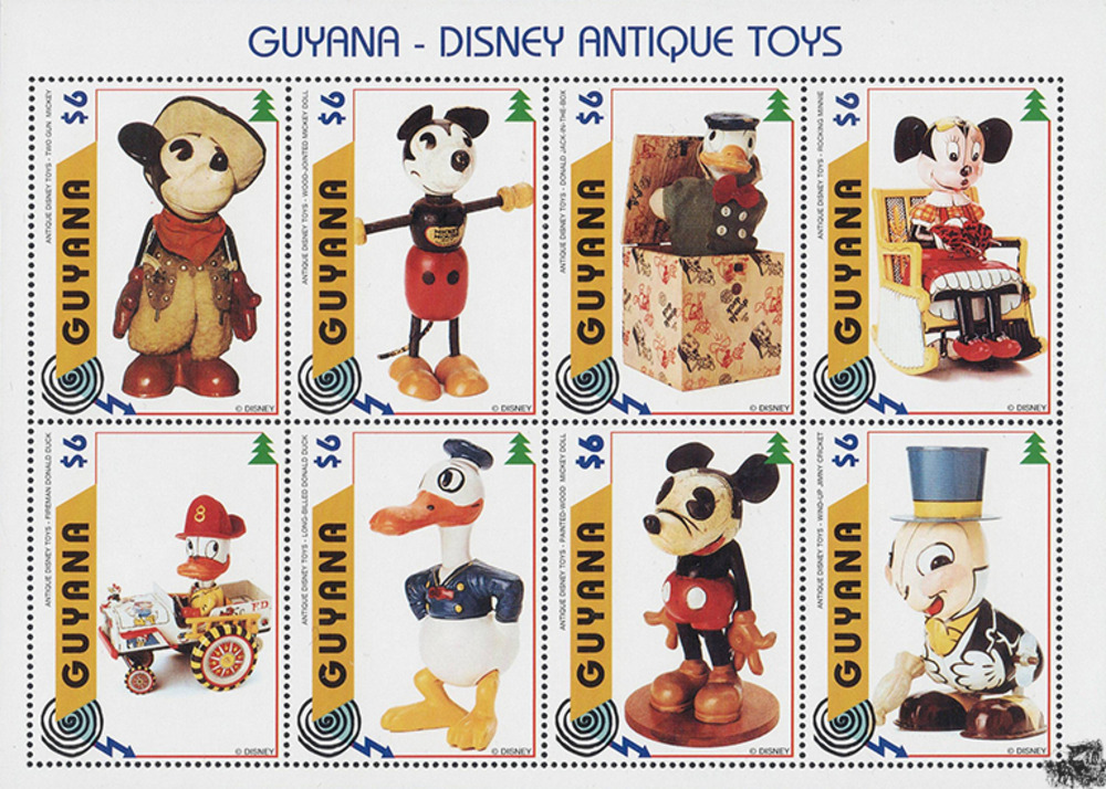 Guyana 1996 ** - Disneykleinbogen, Spielzeug