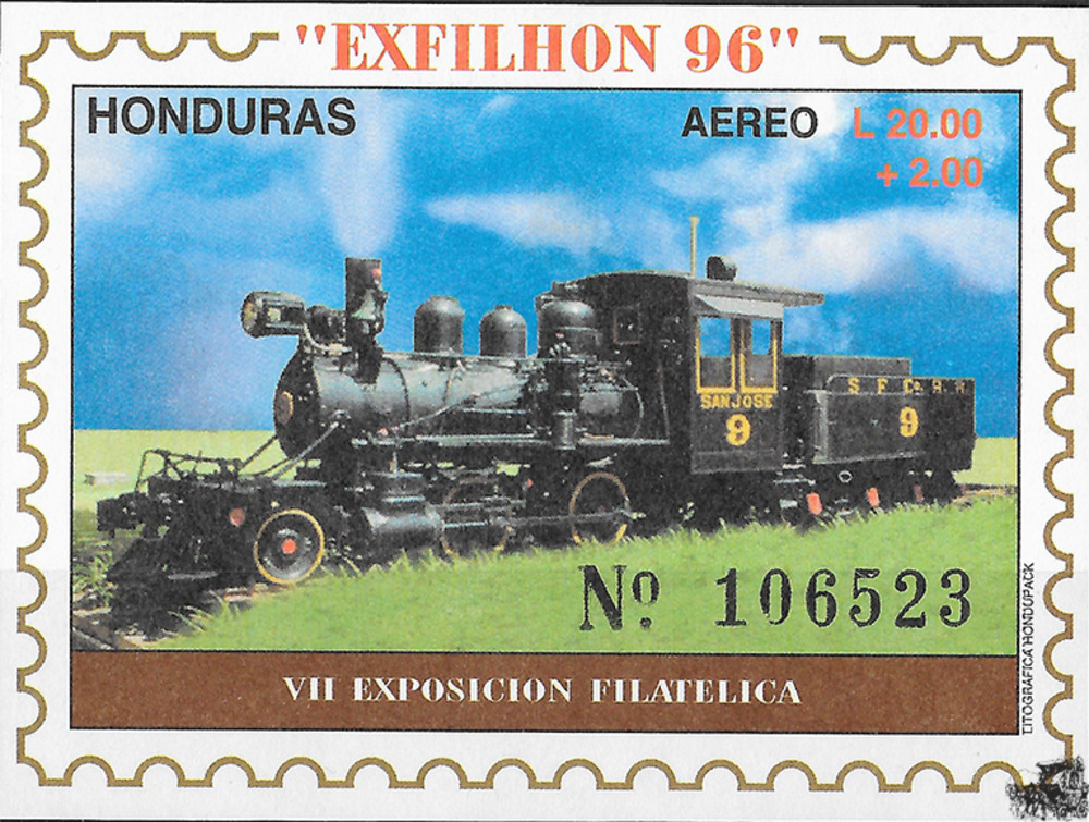 Honduras 1996 ** - Eisenbahnen