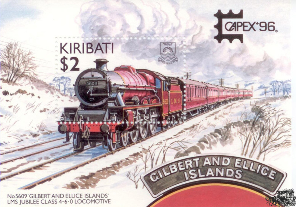 Eisenbahnblock 1996 Kiribati