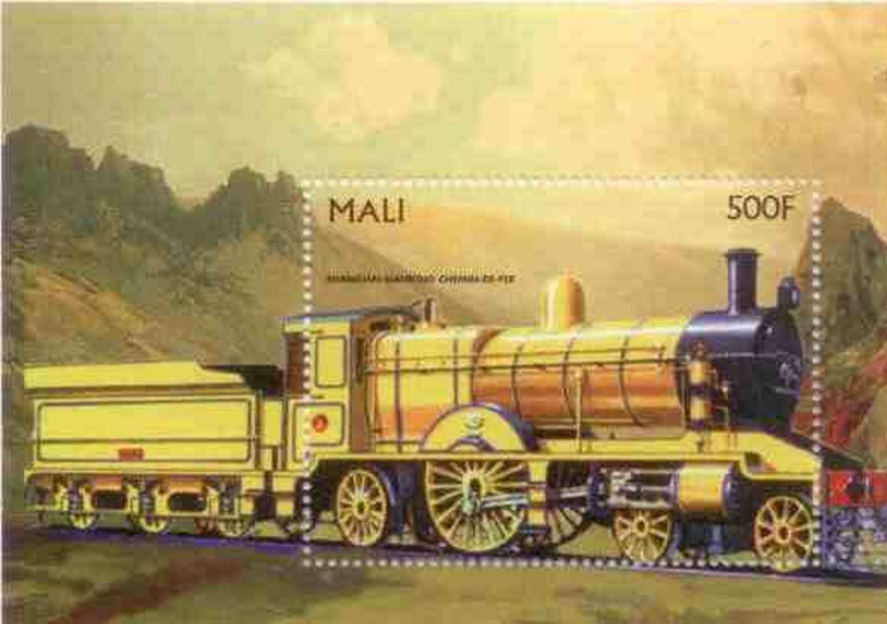 Eisenbahnblock 1996 Mali Eisenbahnblock 1996 Mali