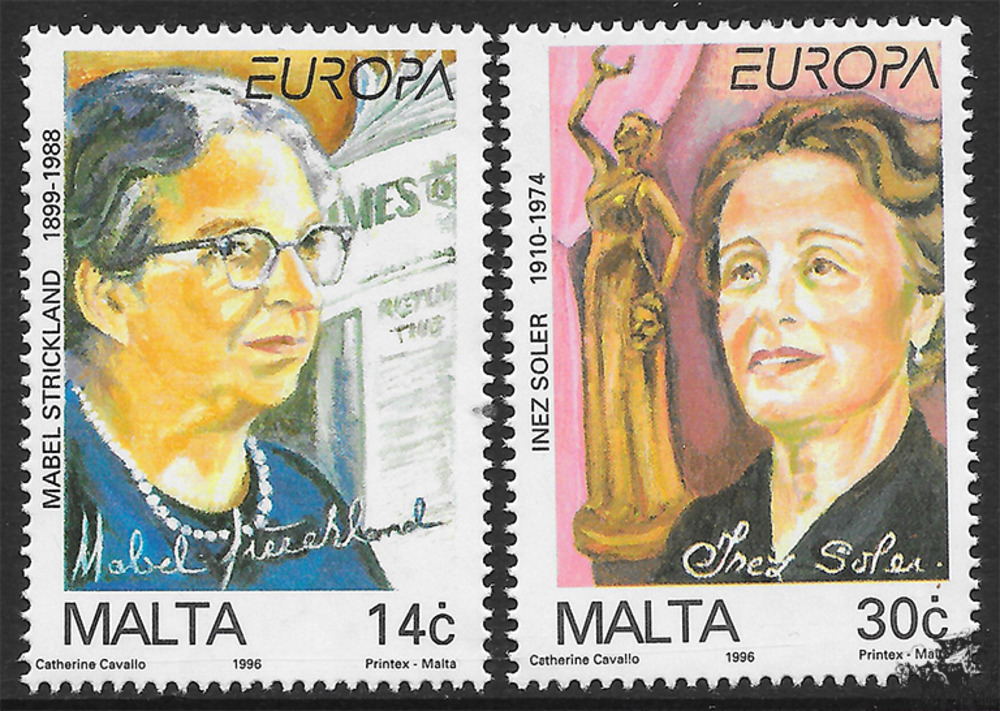 Malta 1996 ** - Berühmte Frauen