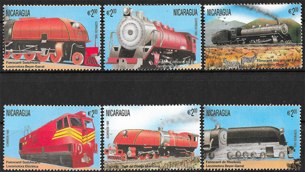 Nicaragua 1996 ** - Lokomotiven