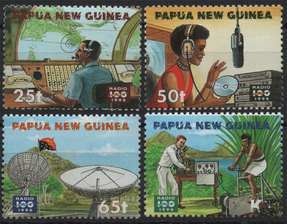 Papua-Neuguinea - Nr. 781-84 ** 100 Jahre Radio