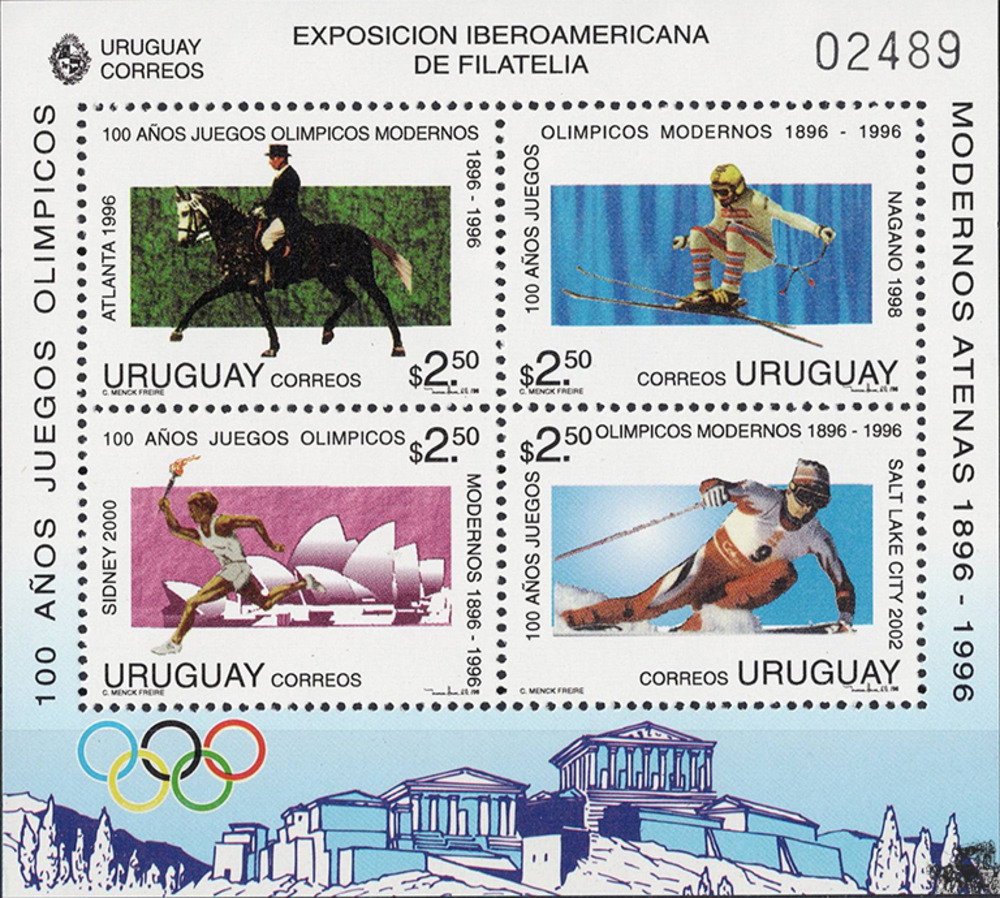Uruguay 1996 ** - 100 Jahre Olympische Spiele der Neuzeit