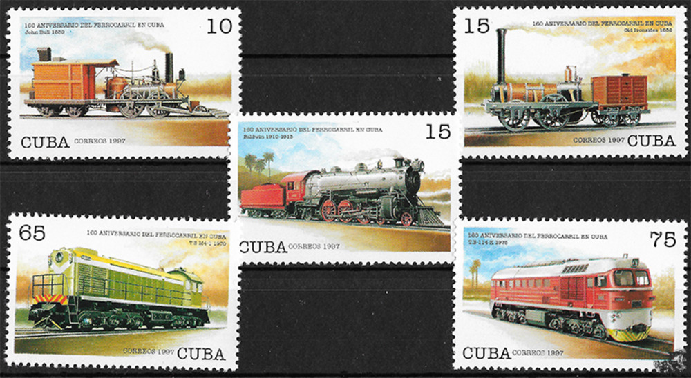Kuba 1997 ** - 160 Jahre kubanische Eisenbahn: Lokomotiven