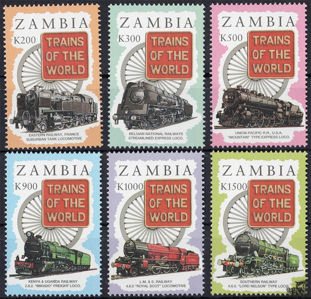 Sambia 1997 ** - Lokomotiven
