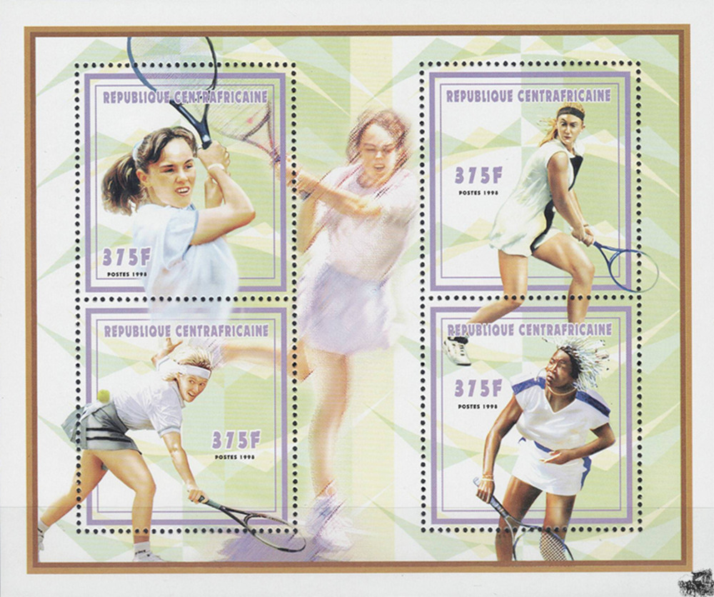 Zentralafrika 1998 ** - Berufssportler im Tennis, Frauen