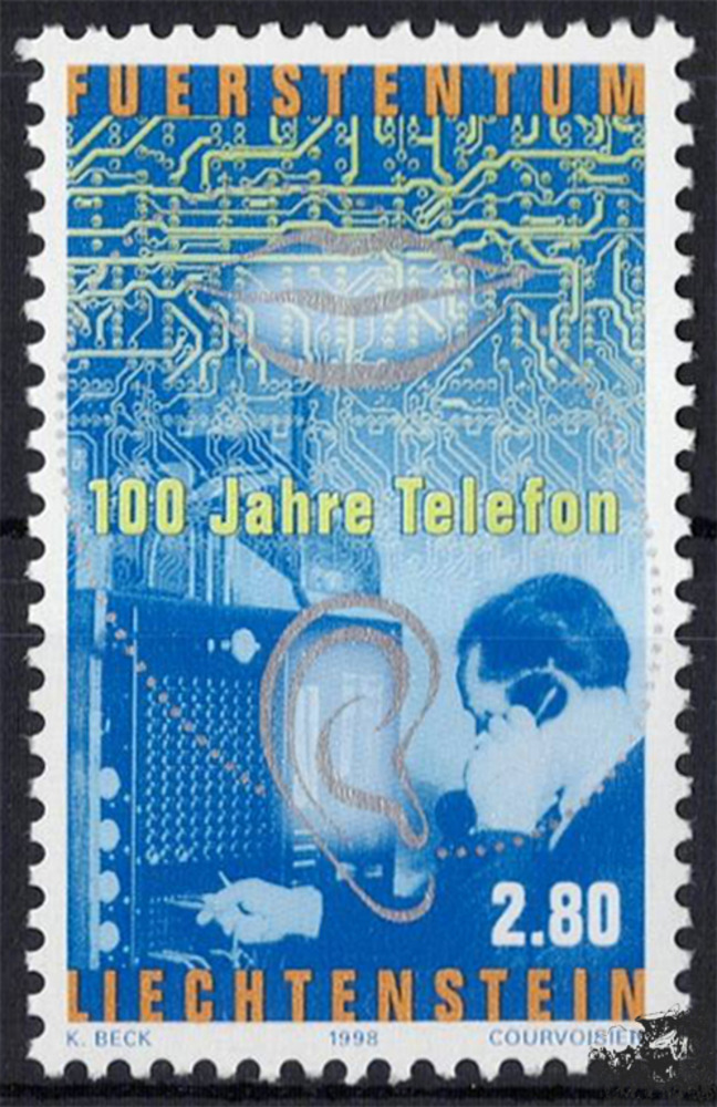 Liechtenstein 1998 ** - 100 Jahre Telefon in Liechtenstein