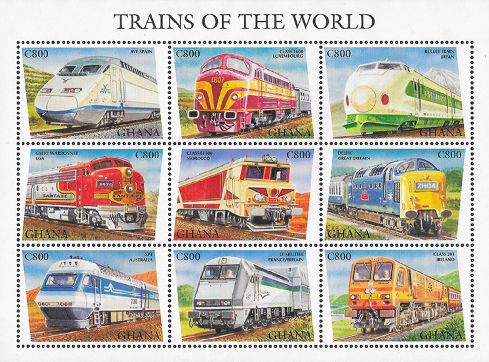 Ghana 1998 ** - Lokomotiven aus aller Welt, AVE (Spanien)