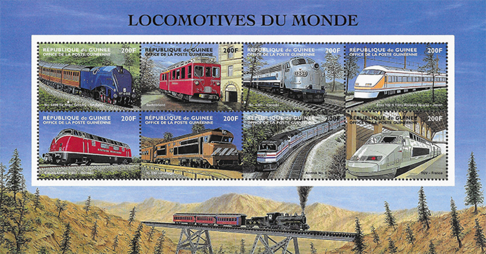 Guinea 1998 ** - Lokomotiven aus aller Welt, Sir Nigel