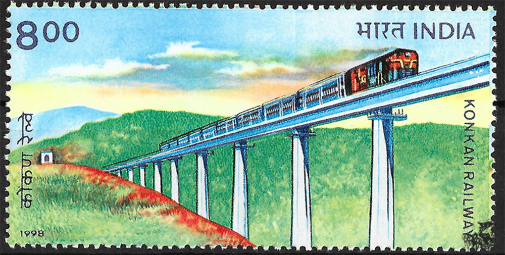 Indien 1998 ** - Fertigstellung der Konkan-Eisenbahnlinie